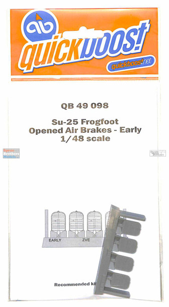 QBT49098 1:48 Quickboost Su-25 Frogfoot Opened Air Brakes Early (ZVE kit)