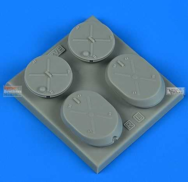 QBT49100 1:48 Quickboost Su-25 Frogfoot FOD Covers (ZVE kit)