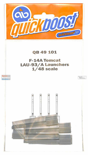 QBT49101 1:48 Quickboost F-14A Tomcat LAU-93/A Launchers (TAM kit)