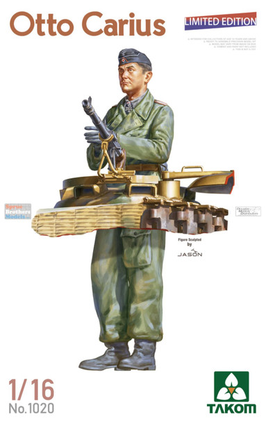 TAK01020 1:16 Takom Otto Carius Figure