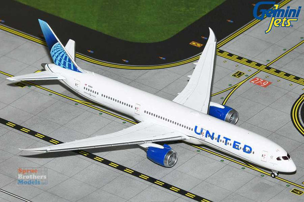 GEMGJ2229 1:400 Gemini Jets United Airlines B787-10 Reg #N13014 (pre-painted/pre-built)