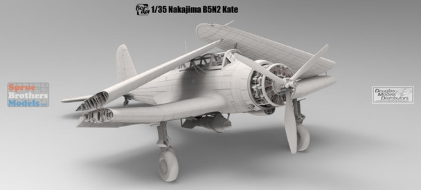 BDMBSF001 1:35 Border Model B5N2 Type 97 Kate + Akagi Bridge with Flight Deck