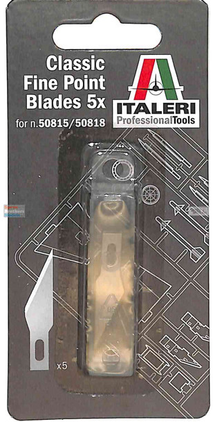 ITA50824 Italeri Tools - Classic Fine Point Blades (5pcs)