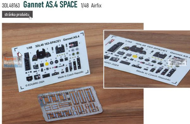 EDU3DL48163 1:48 Eduard SPACE - Gannet AS.4 (AFX kit)