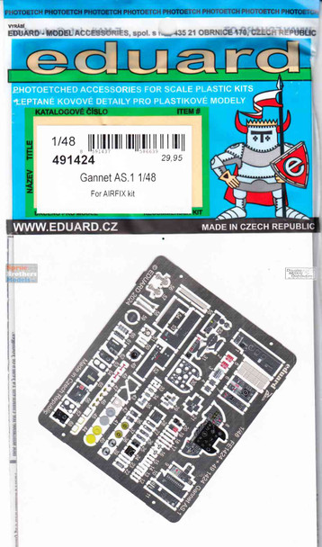 EDU491424 1:48 Eduard Color PE - Gannet AS.1 Detail Set (AFX kit)