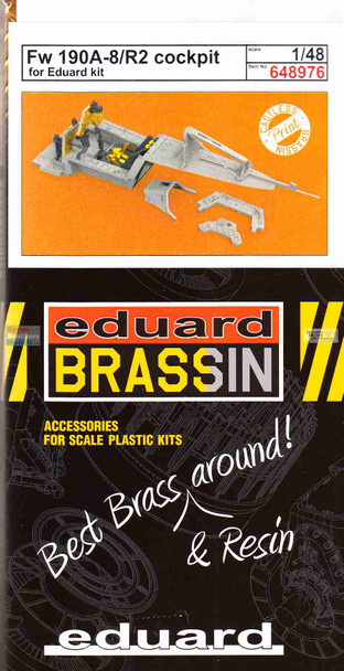 EDU648976 1:48 Eduard Brassin Print - Fw190A-8/R2 Cockpit (EDU kit)