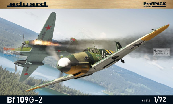 EDU70156 1:72 Eduard Bf109G-2 ProfiPACK Edition