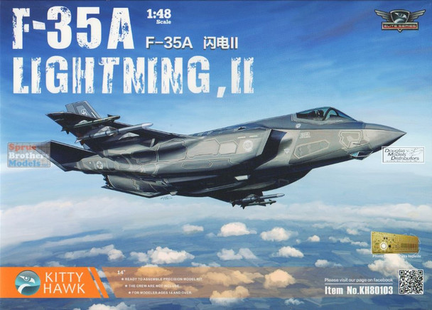 ZIMKH80103 1:48 Zimi Model Kitty Hawk F-35A Lightning II