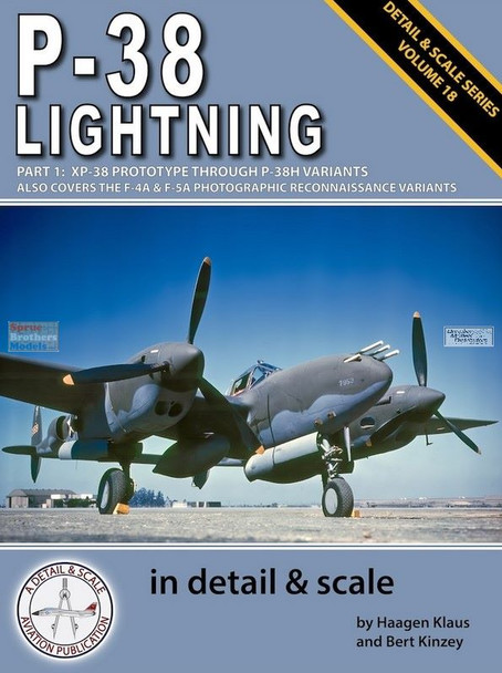 DAS3425 Detail & Scale Books - P-38 Lightning Part 1