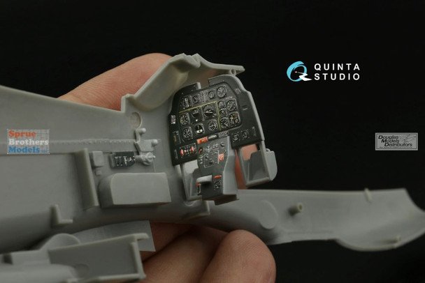 QTSQDS32143 1:32 Quinta Studio Interior 3D Decal - P-51D P-51K Mustang (DRA kit) Small Version
