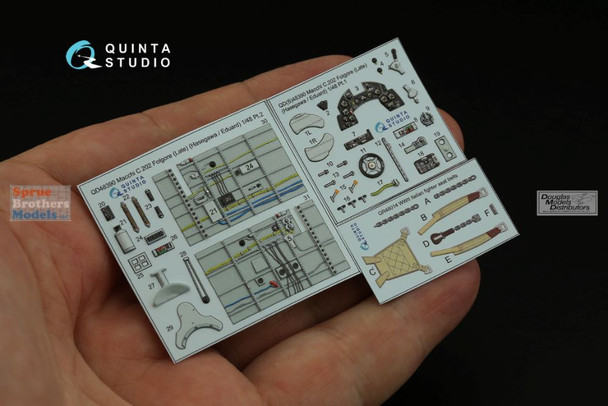 QTSQD48390 1:48 Quinta Studio Interior 3D Decal - Mc.202 Folgore Late (HAS/EDU kit)