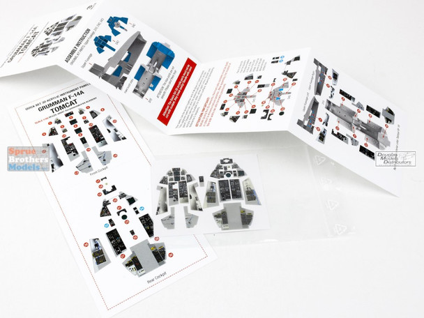RFSQS48097 1:48 Red Fox Studio Quick Set Acrylic Instrument Panel - F-14A Tomcat (ACA kit) RFSQS48097 1:48 Red Fox Studio Quick Set Acrylic Instrument Panel - F-14A Tomcat (ACA kit)