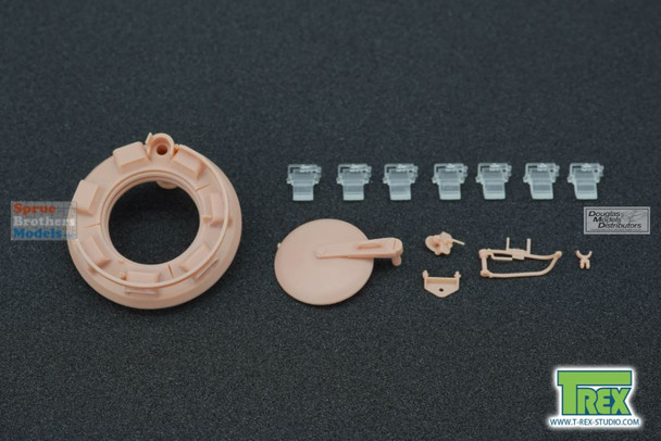 TRXTR35154-2 1:35 TRex Cupola for King Tiger (Screw Attached Type) [HBS kit]