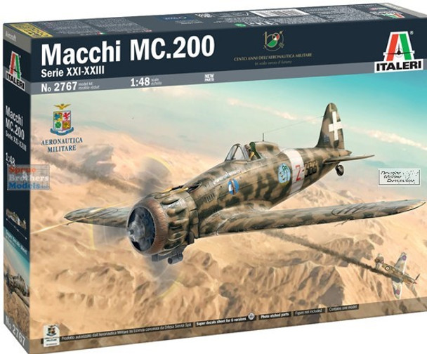 ITA2767 1:48 Italeri Macchi C.200 Serie XXI-XXIII