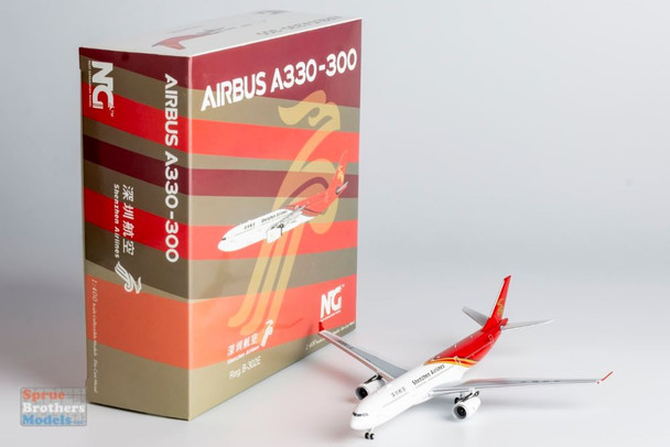 NGM62052 1:400 NG Model Shenzhen Airlines Airbus A330-300 Reg #B-303E (pre-painted/pre-built)