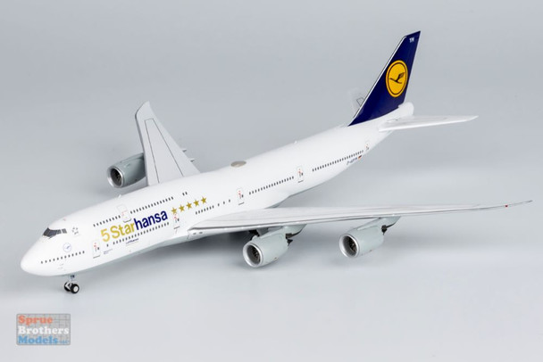 NGM78011 1:400 NG Model Lufthansa B747-8 Reg #D-ABYM 'Starhansa' (pre-painted/pre-built)