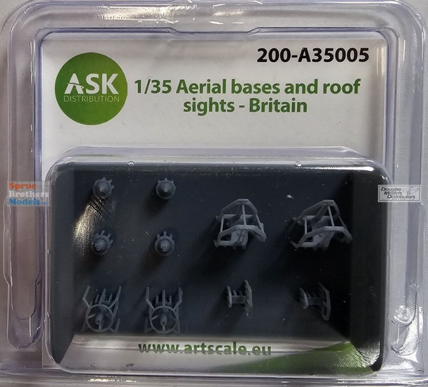 ASKA35005 1:35 ASK/Art Scale British Aerial Bases & Roof Sights