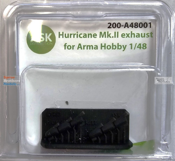 ASKA48001 1:48 ASK/Art Scale Hurricane Mk.II Exhaust (ARM kit)