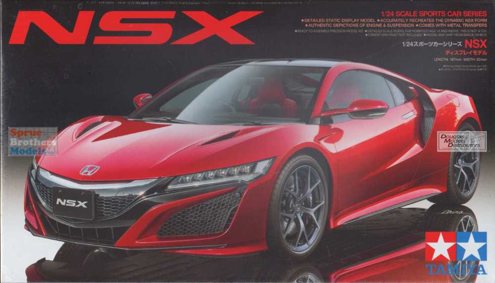 TAM24344 1:24 Tamiya Honda NSX - Sprue Brothers Models LLC