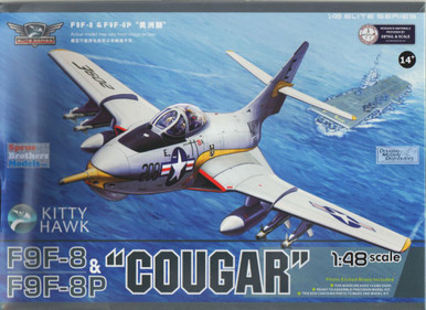 ZIMKH80127 1:48 Zimi Model Kitty Hawk F9F-8 F9F-8P Cougar - Sprue
