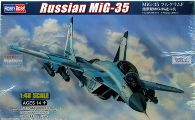 Russian MIG-35 Fulcrum – Druckgussmodell Im Maßstab 1:100, Länge 19 Cm, Mit Metallkörper, Ständer, Fertig Montiert – Sammlerstück Ab 14 Jahren