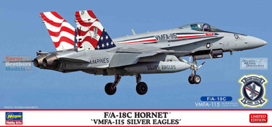 HAS02471 1:72 Hasegawa F-18C Hornet 'VMFA-115 Silver Eagles