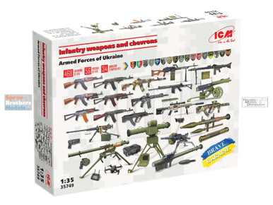 ICM35749 1:35 ICM Infantry Weapons and Chevrons of the Armed