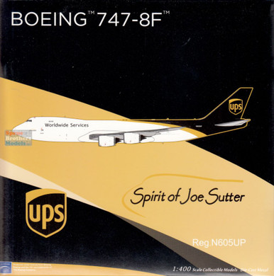NGM78026 1:400 NG Model UPS B747-8F Reg #N605UP Spirit of Joe