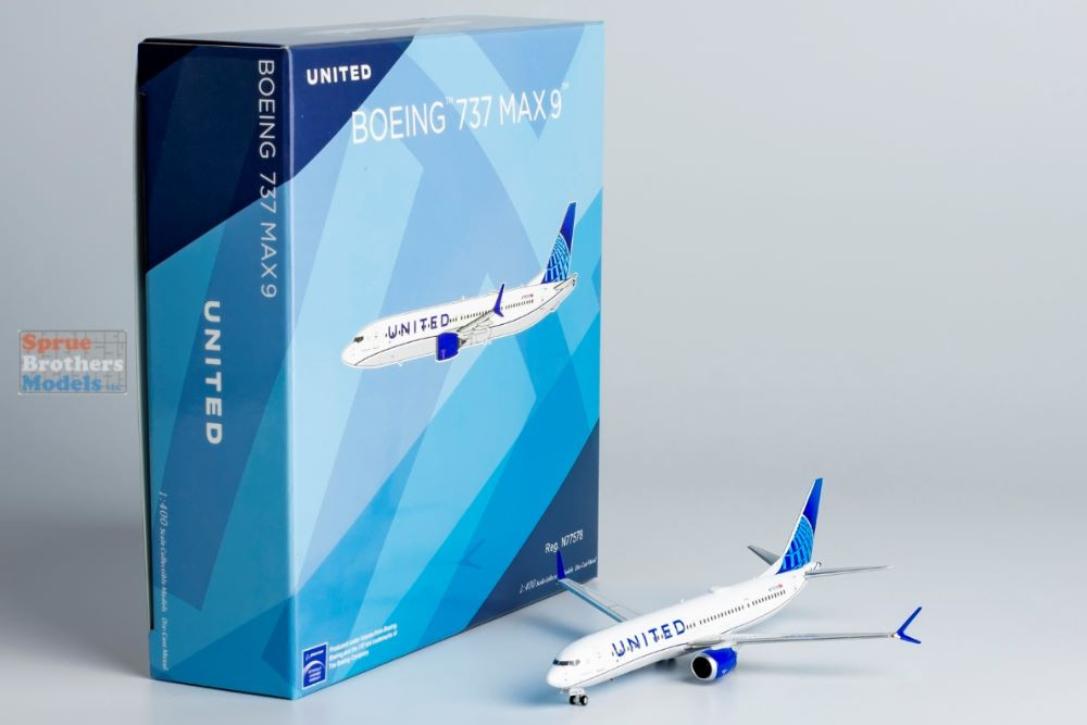 NGM89013 1:400 NG Modelo United Airlines B737 Max 9 Reg #N77578 - Imagen 2 de 3