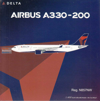 NGM61096 1:400 NG Model Delta Airlines Airbus A330-200 Reg #N857NW