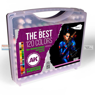 AKI011707 AK Interactive 3Gen Acrylic Paint Set - The Best 120