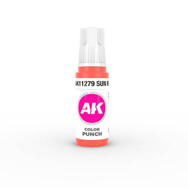 AKI011279 AK Interactive 3Gen Acrylic Paint 17ml - Sun Red - Sprue