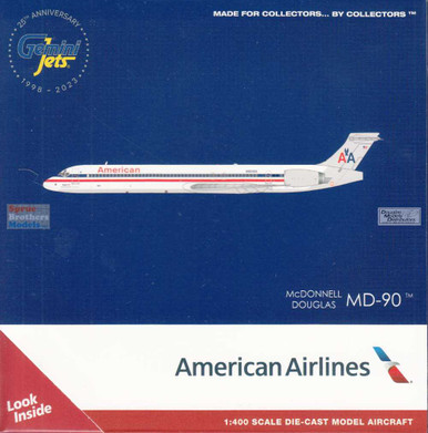 GEMGJ1566 1:400 Gemini Jets American Airlines MD-90 Reg #N904RA