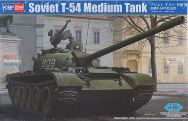 SOFT TANK　704545 HBS84538 1:35 Hobby Boss Soviet T-54 Medium Tank - Sprue Brothers