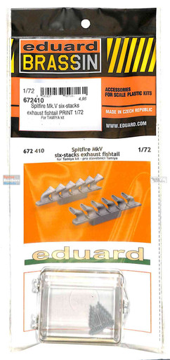 EDU672410 1:72 Eduard Brassin Spitfire Mk.V Six-Stacks Exhaust