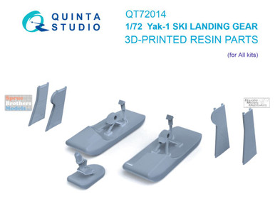 QTSQT72014 1:72 Quinta Studio Yak-1 Ski Landing Gear (ZVE kit
