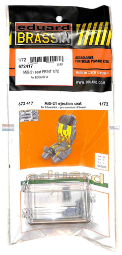 EDU672417 1:72 Eduard Brassin MiG-21 Fishbed Ejection Seat (EDU