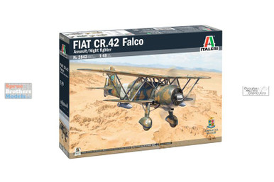 ITA2842 1:48 Italeri Fiat CR.42 Falco Assault/Night Fighter ITA2842 1:48 Italeri Fiat CR.42 Falco Assault/Night Fighter