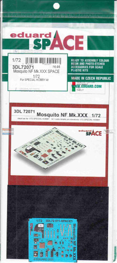 Eduard パーツセット EDU3DL72071 1:72 Eduard SPACE - Mosquito NF Mk.XXX (SPH kit