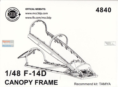 MCC48040 1:48 Mini Craft Collection F-14D Tomcat Canopy Frame (TAM