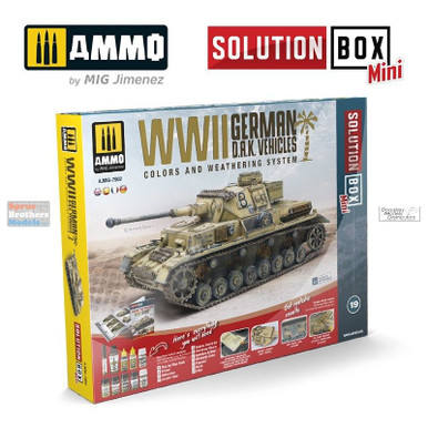 AMM7902 AMMO by Mig Solutions Box Mini - WW2 German DAK Vehicles