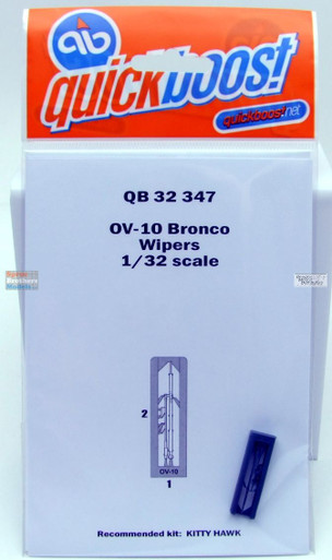 QBT32347 1:32 Quickboost OV-10 Bronco Wipers (ZIM/KTH kit) - Sprue