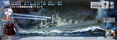 シズキョウ　U.S. ARMY ロケットMX プラモデル ZIMAT35011 1:350 Zimi Model Aotori Bunka USS Atlanta CL-51 - Sprue