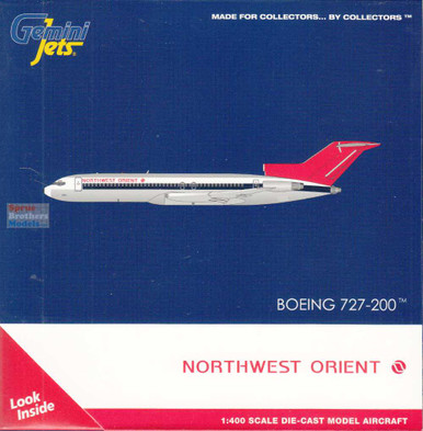 GEMGJ2354 1:400 Gemini Jets Northwest Orient B727-200 Reg #N298US