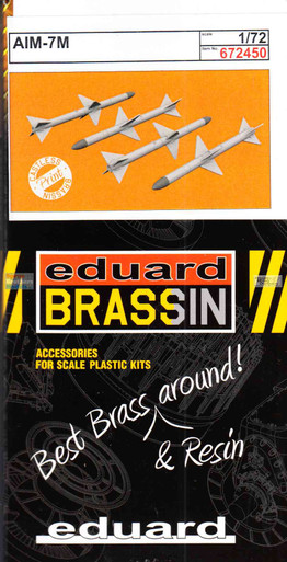 EDU672450 1:72 Eduard Brassin AIM-7M Sparrow Missile Set - Sprue