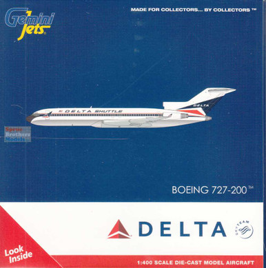 GEMGJ2375 1:400 Gemini Jets Delta Shuttle B727-200 Reg #N413DA