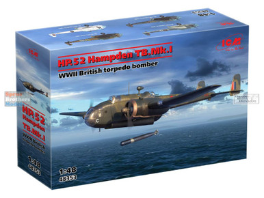 ICM48353 1:48 ICM HP.52 Hampden TB.Mk.I - Sprue Brothers Models LLC
