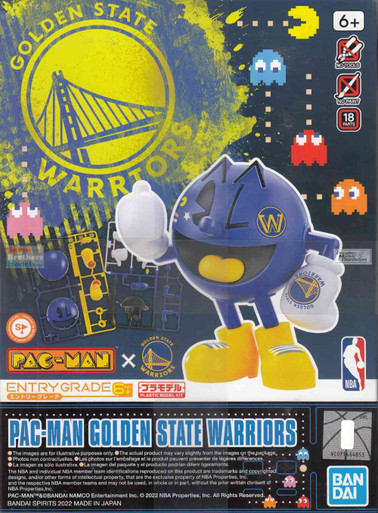 BAN2593837 Bandai Pac-Man Golden State Warriors [Entry Grade