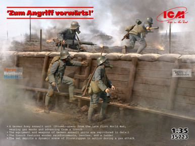 ICM35723 1:35 ICM 'Zum Angriff vorwarts!' Figure Set - Sprue