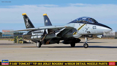 HAS52473 1:72 Hasegawa F-14B Tomcat VF-103 Jolly Rogers with High